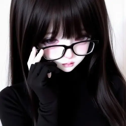 8 Ảnh cô nàng dễ thương đeo kính, mái thưa Hàn, ánh mắt biết nói, vibe ngọt lịm mà không sến.