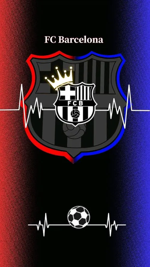 20 Ảnh bìa đẹp logo Barca tông tối, bố cục chia tầng gọn, cảm giác hiện đại, dễ nhìn.