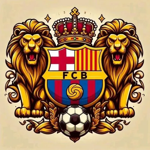 24 Ảnh bìa ngầu logo Barca phối kiểu huy chương, cảm giác trang trọng mà vẫn trẻ trung.