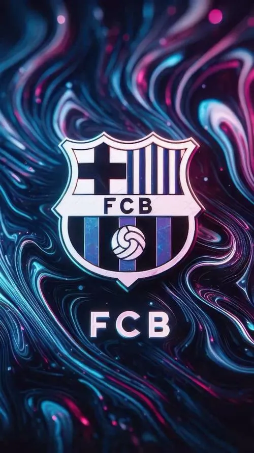 26 Tải ảnh đẹp huy hiệu Barça nhấn đỏ hạt lựu, tạo cảm giác ấm và rất bắt mắt.