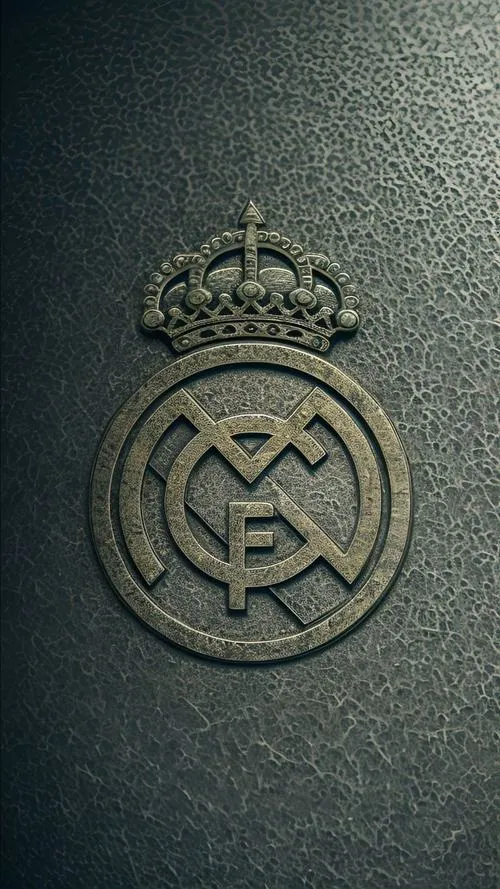 18 Hình biểu tượng Real Madrid vương miện hoàng gia nổi khối, phong cách 3D đẹp