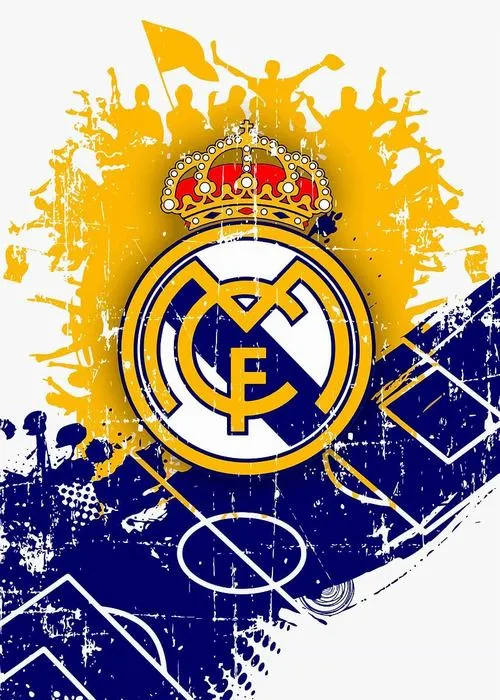 27 Ảnh nền logo Real Madrid viền huy hiệu rõ, phù hợp in áo và wallpaper HD