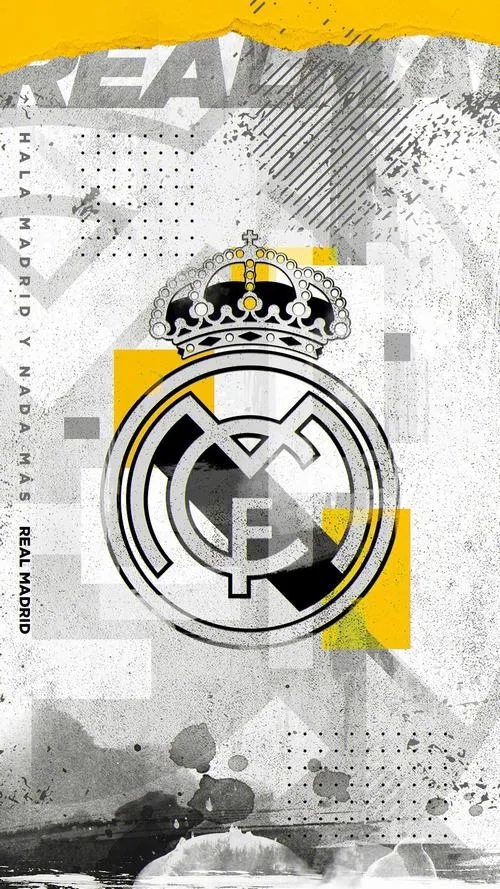 3 Hình biểu tượng Real Madrid vương miện lộng lẫy, ánh xanh dương tạo điểm nhấn 4K