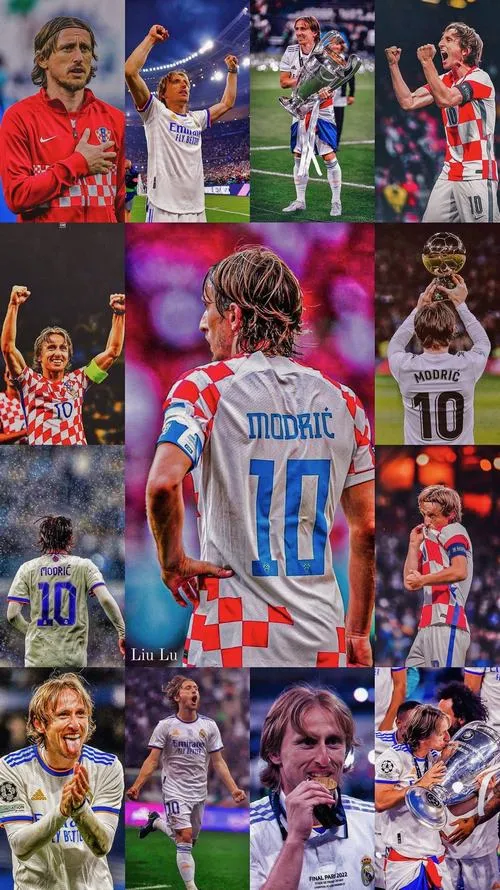 3 Ảnh Luka Modrić 4k nổi bật với nét mặt khắc khổ và tinh thần chiến đấu bền bỉ ở tuổi 40