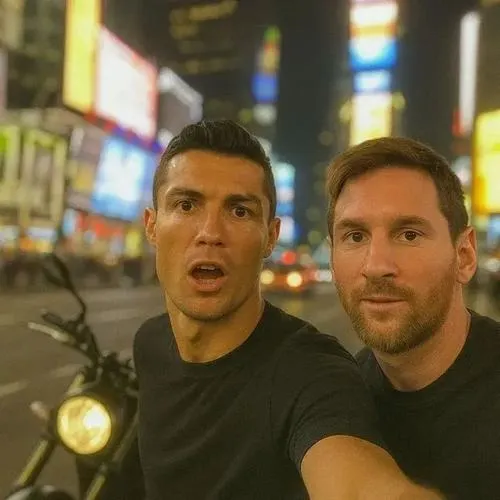 8 Meme hài Ronaldo Messi chụp selfie ban đêm, ảnh chế vô tri với caption cà khịa nhẹ làm fanbase rần rần.