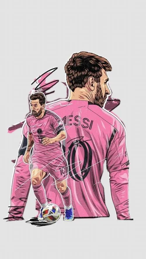 46 Ảnh HD Messi cận cổ áo và tay áo, logo đội nổi bật, chi tiết nhỏ nhưng rất có lực