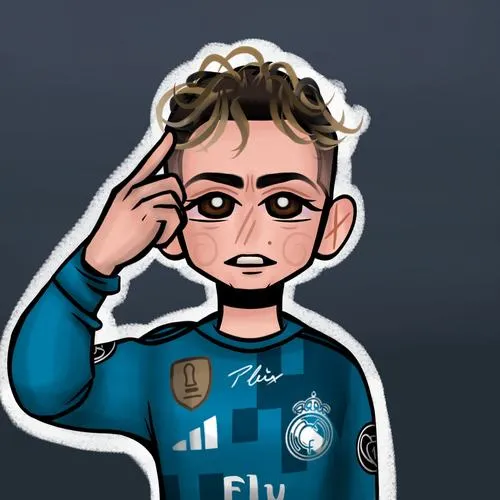 24 Cristiano Ronaldo chibi ăn mừng kiểu quen, mảng màu rõ, nền khán đài mờ nhẹ