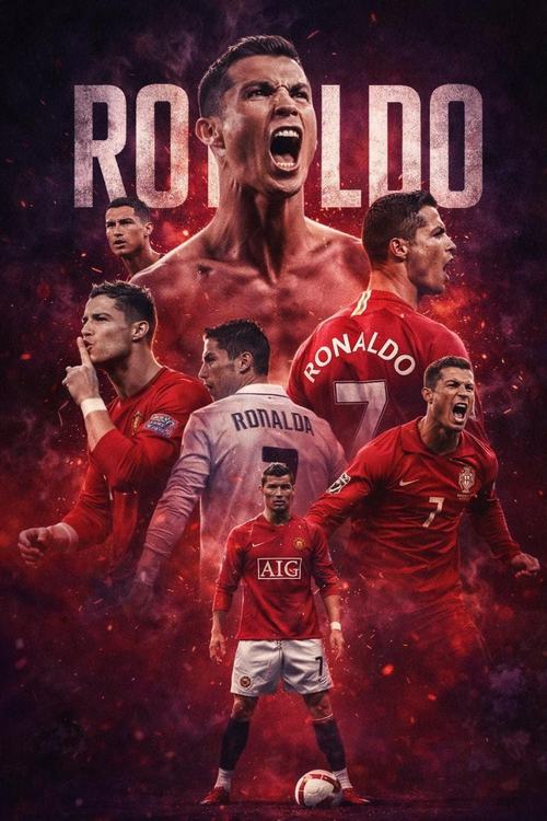 11 Ảnh nền Ronaldo thời MU 2008 đứng trước chấm phạt đền, không khí áp lực hiện rõ trên sân