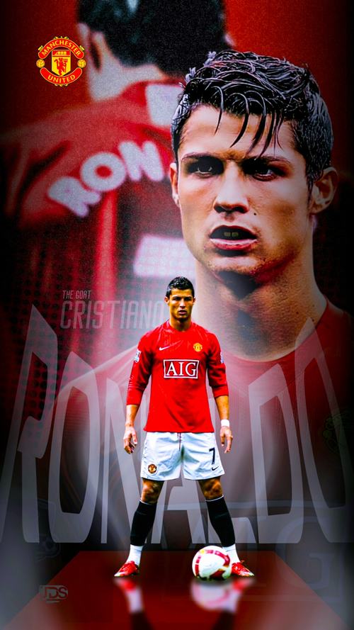 8 Hình nền điện thoại Ronaldo năm 2008 khoảnh khắc nâng cúp bạc, huy chương lấp lánh trong ánh đèn