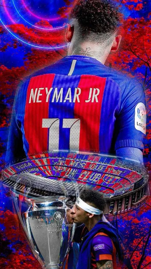1 Neymar Jr rê dắt cánh trái Camp Nou, áo sọc đỏ xanh nổi bật trước culé