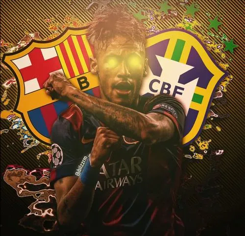 15 Neymar ăn mừng dang tay, biển người culé phía sau và ánh đèn đêm rực lửa