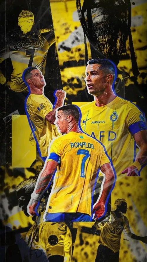 5 Ảnh Ronaldo lưng áo số 7 giữa đồng đội, ánh đèn sân mạnh, hợp ảnh bìa ngầu