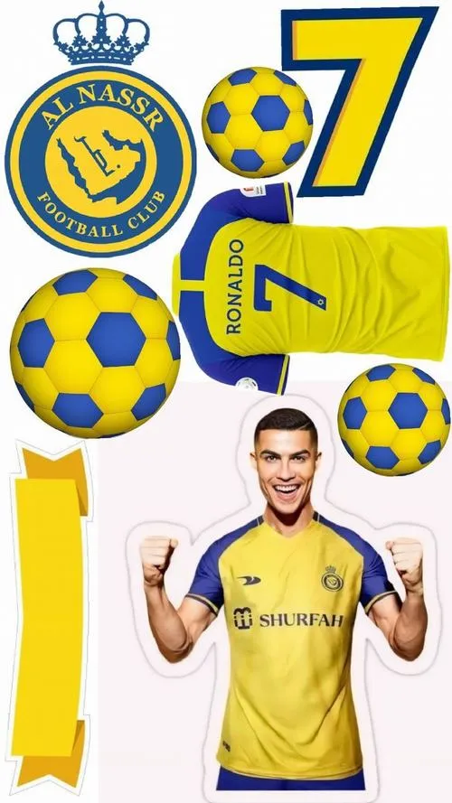 29 Hình nền biểu tượng Al Nassr và số 7, bố cục đơn giản, hợp ảnh bìa ngầu tinh gọn