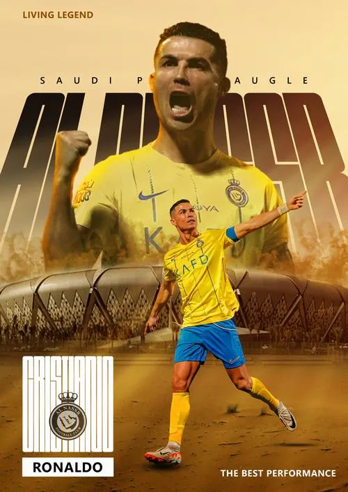 30 Tải ảnh Ronaldo hô vang ăn mừng, nền vàng nâu bụi, cảm giác chiến binh, hợp hình nền 4K