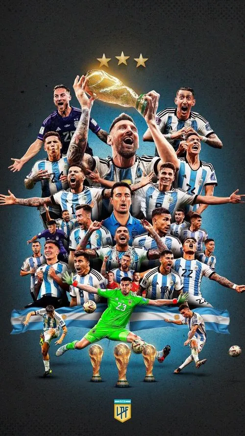 10 Ảnh fanart đẹp tái hiện Buenos Aires ăn mừng, lá cờ Argentina tung bay giữa biển người