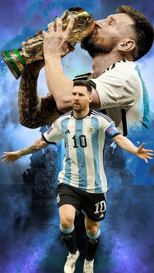 21 Tải ảnh Messi hôn cúp trong áo Argentina, cảm xúc vỡ òa, làm hình nền đẹp ý nghĩa