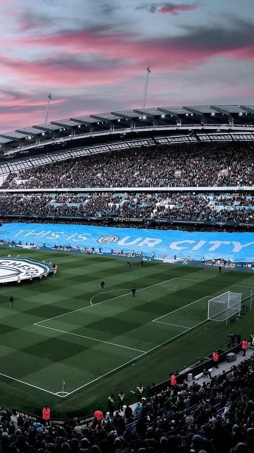 14 Hình nền Manchester City đẹp, hoàng hôn nhuộm sân, Etihad hiện lên mềm và sâu kiểu điện ảnh