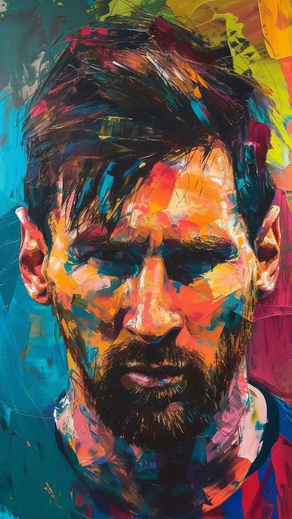 10 Hình nền 4K chân dung M10 kiểu tranh màu rực, nét mặt sắc, hợp màn hình khóa.