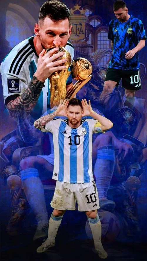 29 Hình nền điện thoại Messi ôm cúp sát tim, giọt nước mắt lấp lánh, cảm giác tự hào lan rộng.