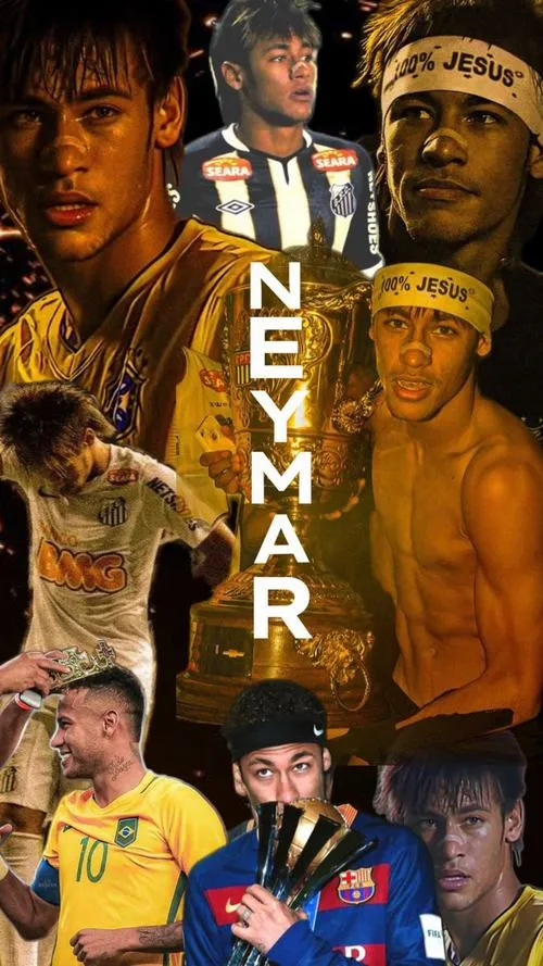13 Hình Neymar HD cận cảnh gương mặt, mồ hôi lấp lánh, ánh đèn sân vận động làm nổi chi tiết