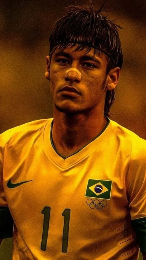 26 Hình nền Neymar chất lượng 4K phong cách tối giản, nền tối sạch, chủ thể nổi bật không rối