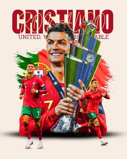 21 Hình nền 4K chữ CR7 phát sáng, Ronaldo đứng trung tâm, hợp làm ảnh bìa đẹp và nổi