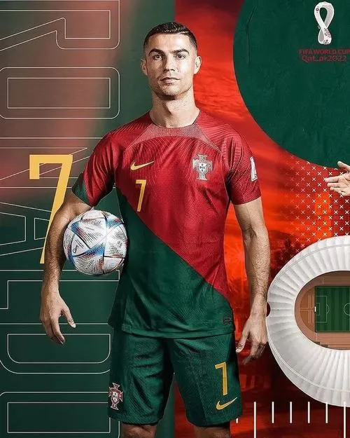 22 Hình nền 4K Ronaldo hét mừng bàn thắng, áo bã trầu và logo tuyển Bồ Đào Nha rõ nét