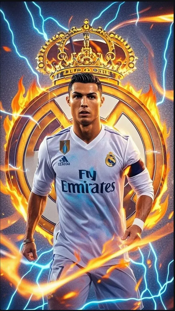 12 Hình nền điện thoại Ronaldo góc nghiêng, nền hình học tối giản, số 7 kiêu hãnh nổi bật