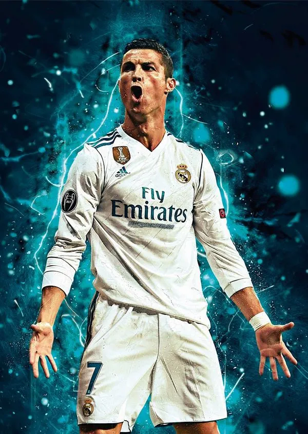 23 Hình nền 4K Ronaldo bứt tốc dọc biên, vệt cỏ bay, nét sắc rõ, màn hình bừng sáng