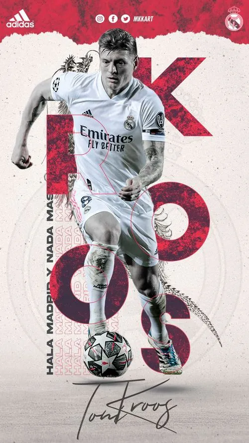 19 Wallpaper Toni Kroos ngầu khoảnh khắc chuyền dài, tuyến giữa kiểm soát nhịp, tương phản cao