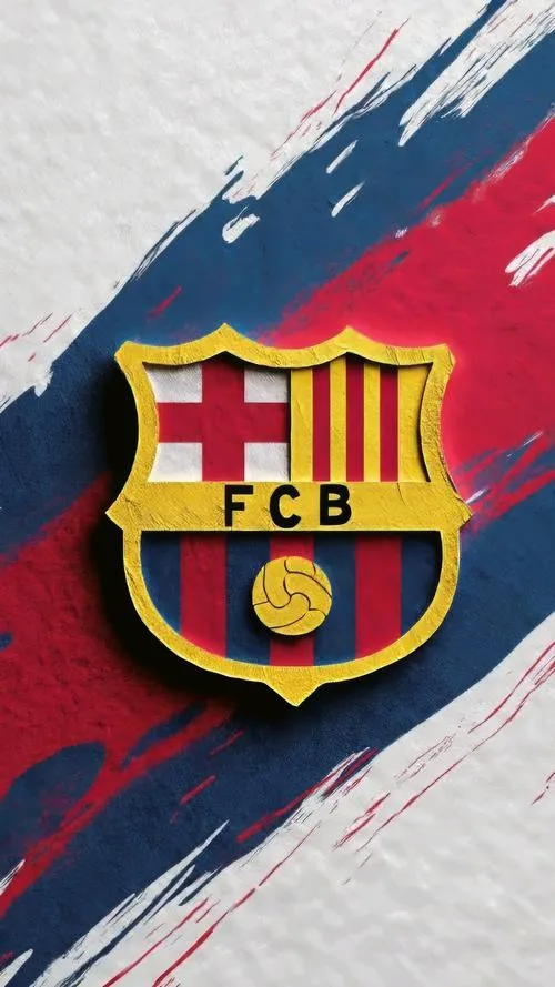 31 Hình nền đẹp logo Barca dùng cho poster, giữ tỉ lệ khoảng trống hợp mắt khi nhìn xa.