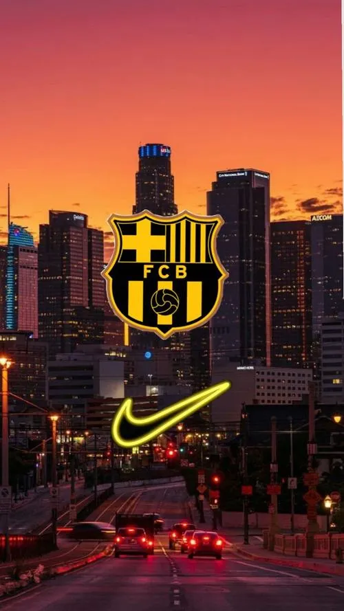 36 Ảnh bìa ngầu logo Barca đặt trên nền số, hiển thị rõ dù thu nhỏ trên màn hình.