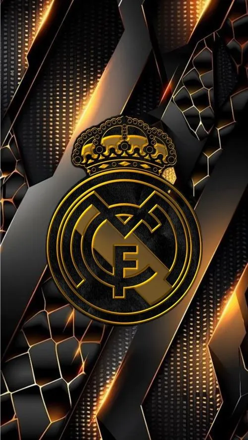 39 Wallpaper biểu tượng Real Madrid dải băng chéo xanh dương, nhìn mạnh mẽ ngầu