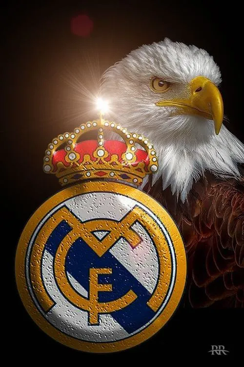 43 Hình nền logo Real Madrid chữ lồng MCF sắc nét, hợp kiểu wallpaper tối giản