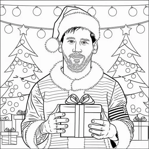 3 Tranh tô màu Messi cùng đội tuyển Argentina, học tinh thần đồng đội thật dễ