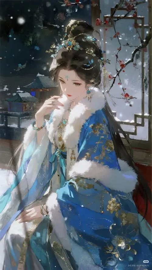 24 Mỹ nhân váy đỏ ngồi giữa xoáy lửa với sinh vật khổng lồ quấn quanh phía sau, đường cong cơ thể mềm nhưng ánh mắt rất chắc, toàn cảnh bùng lên chất huyền ảo và dư vị Ma Đạo Tổ Sư khá rõ