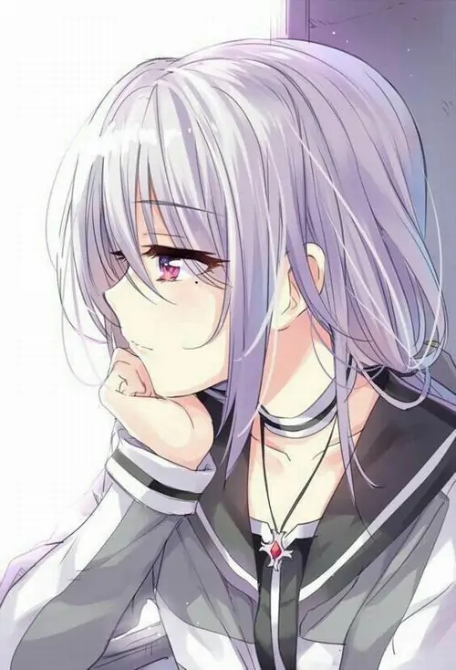 111 Cô nàng tóc rất dài khoác áo caro xám đứng trong phòng sáng nhẹ, biểu cảm ít thay đổi và mái tóc phủ kín vai tạo cảm giác bí ẩn, bức ảnh hợp làm avatar anime nữ học sinh xinh xắn cho người thích vẻ đẹp lạnh và kín đáo