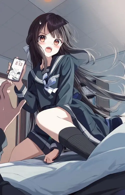 116 Ảnh học đường cá tính là cô bé tóc ngắn ngoài sân trường, tay giơ chào nhưng mắt nhìn rất tỉnh và chắc, áo khoác xanh nhạt cùng nền trời làm ảnh sáng hơn, tổng thể vừa cute vừa có nét mạnh mẽ của một cô nữ sinh hiện đại