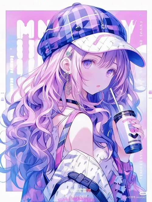 16 Bố cục tranh sáng tạo kết hợp cùng bảng phối màu độc đáo mang lại tính thẩm mỹ tổng thể rất cao. Tấm hình nền con gái hoạt hình màu violet này cho thấy sự chăm chút tỉ mỉ của người họa sĩ tài năng.