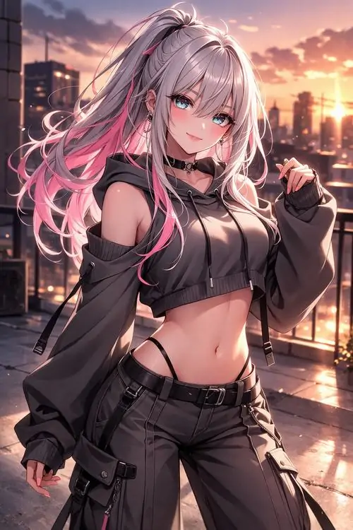 49 Ảnh nền đt anime cô gái tóc bạc phủ kín khung dọc bằng những lớp tóc dài mượt, trang sức lấp lánh và vải mỏng ôm người gợi chất fantasy sang trọng, tổng thể vừa bay vừa sắc, có chút khí vị của Saber phiên bản mềm hơn