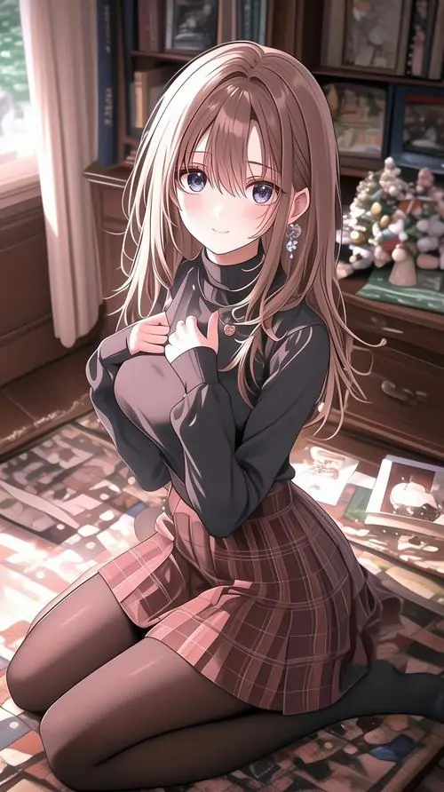 37 Ảnh nền anime chân dung cô gái tóc hồng rực ở cự ly gần khai thác mạnh phần mắt và môi, chiếc choker đen cùng hình xăm vai khiến hình ảnh sắc hơn, rất hợp người thích vibe trưởng thành, quyến rũ và dứt khoát