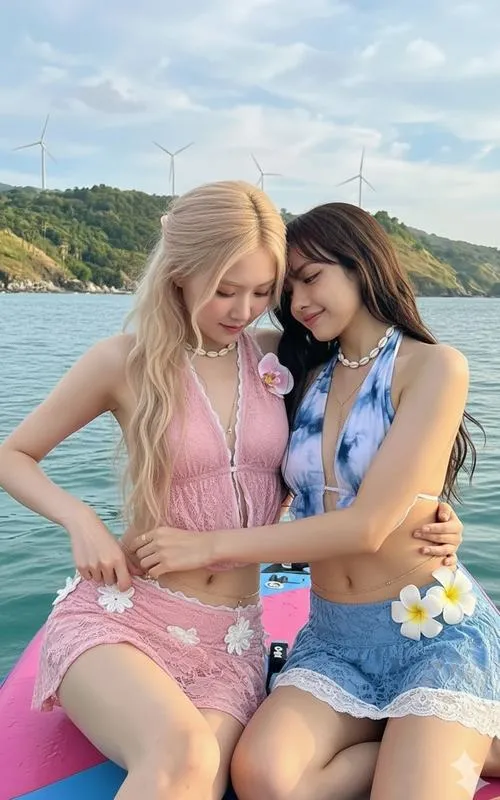 10 Jennie xuất hiện như hot girl trong ảnh đi biển với mái tóc gọn gàng và phong cách gợi cảm rất tinh tế