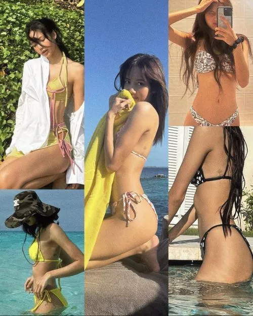 4 Ảnh Jennie diện bikini hai mảnh giữa kỳ nghỉ biển khoe gương mặt thanh lịch và thần thái sang chảnh tự nhiên