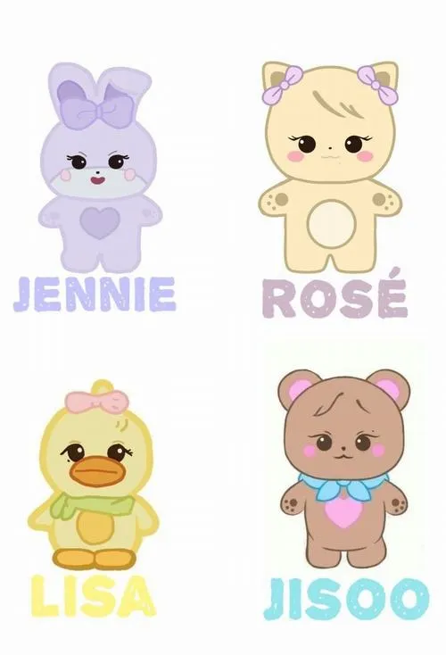 5 Hình Blackpink chibi dễ thương biến bốn thành viên thành linh vật nhỏ xinh với màu pastel nhìn vui mắt