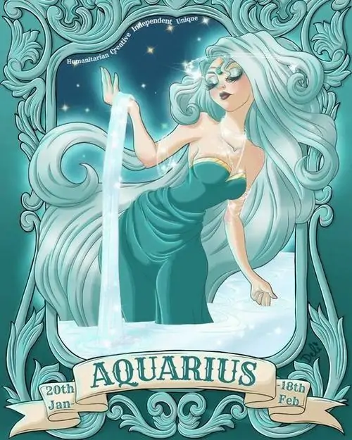 24 Hình Bảo Bình nữ anime với phụ kiện hoàng đạo nhỏ xinh giúp bức ảnh thêm điểm nhấn mà không làm bố cục bị nặng