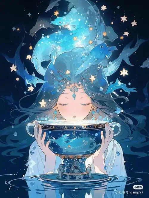 34 Ảnh cung Bảo Bình nữ chibi ngầu với thần thái khó đoán khiến nhân vật nhỏ nhắn nhưng vẫn giữ được sức hút riêng