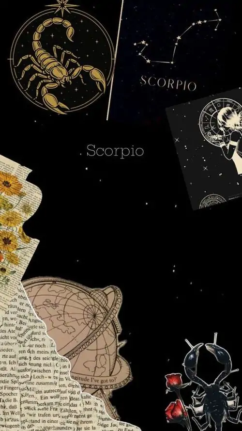 73 Hình nền 4K Thiên Hạt dùng nền sao trời thưa và đuôi cong sắc nét để nhấn cá tính mạnh mẽ của cung nước cố định