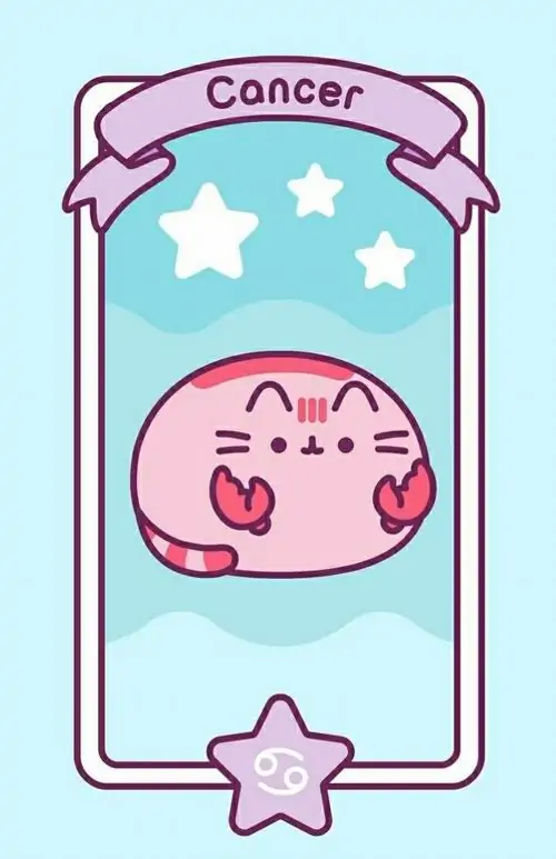 27 Bộ hình chibi cung Cự Giải nữ có biểu tượng cua trên váy, thần thái e ấp giúp tổng thể vừa xinh vừa có điểm nhớ