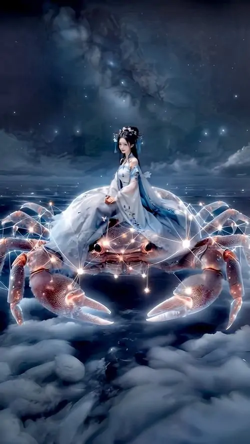 10 Hình nữ Cự Giải phong cách chibi ngồi cạnh gấu bông, sắc thái dễ thương hòa cùng nét mơ màng khiến ảnh rất hút mắt