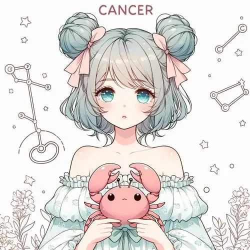 14 Hình anime nữ Cự Giải có biểu tượng cua trên áo, khí chất bảo bọc khiến tổng thể vừa nữ tính vừa có dấu ấn riêng